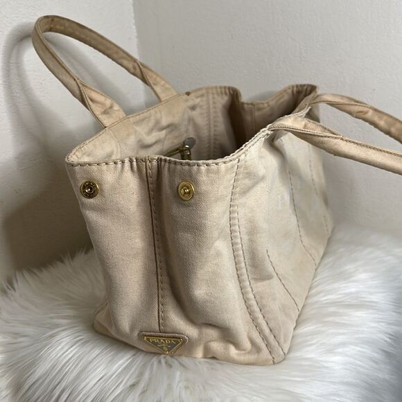 💯Authentic Prada Canapa Denim Medium Size 🍀 - Picture 17 of 17